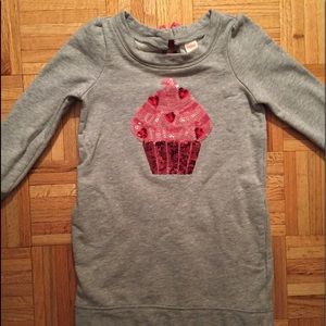 Girls Gymboree cupcake tunic dress - Size 6.
